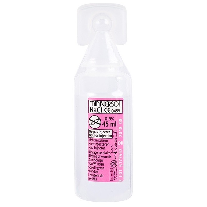 Natrium Chloride Miniversol 45ml (NaCl 0,9%) | Atos Medical